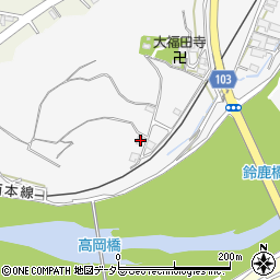 三重県鈴鹿市高岡町1379周辺の地図