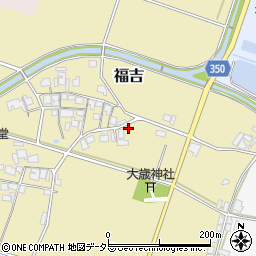 兵庫県加東市福吉262-2周辺の地図