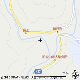 広島県三次市作木町森山西233周辺の地図