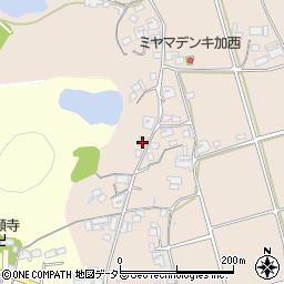 兵庫県加西市豊倉町391周辺の地図