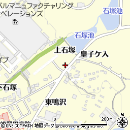 愛知県額田郡幸田町坂崎上石塚43周辺の地図