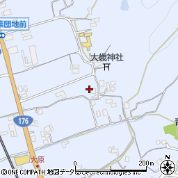 兵庫県三田市大原314周辺の地図