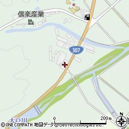 滋賀県甲賀市信楽町牧1718周辺の地図