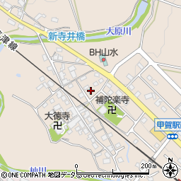 滋賀県甲賀市甲賀町大原市場872周辺の地図