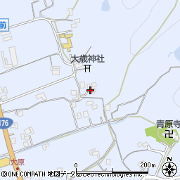 兵庫県三田市大原317周辺の地図