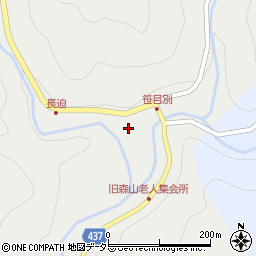 広島県三次市作木町森山西250周辺の地図
