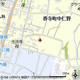 兵庫県姫路市香寺町中仁野91-12周辺の地図