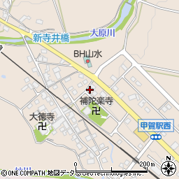 滋賀県甲賀市甲賀町大原市場905周辺の地図
