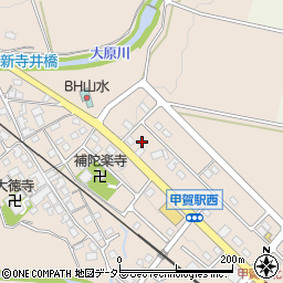 滋賀県甲賀市甲賀町大原市場927周辺の地図
