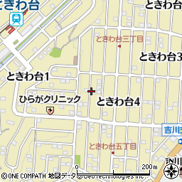 大阪府豊能郡豊能町ときわ台周辺の地図