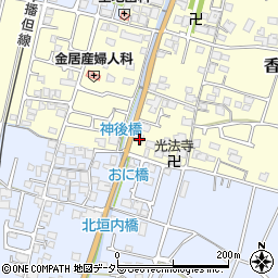 兵庫県姫路市香寺町中仁野122周辺の地図