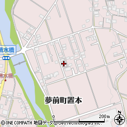 兵庫県姫路市夢前町置本74周辺の地図