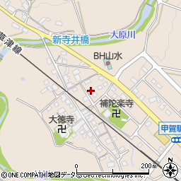 滋賀県甲賀市甲賀町大原市場484-1周辺の地図