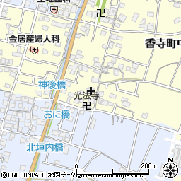 兵庫県姫路市香寺町中仁野109-1周辺の地図