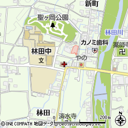 林田公民館周辺の地図