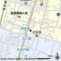 兵庫県姫路市香寺町中仁野122-1周辺の地図