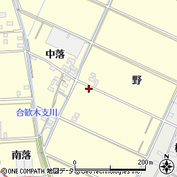 愛知県岡崎市合歓木町野136-1周辺の地図