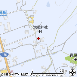 兵庫県三田市大原319周辺の地図