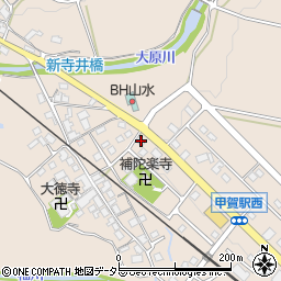 滋賀県甲賀市甲賀町大原市場269-2周辺の地図