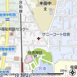 愛知県半田市宮路町297周辺の地図