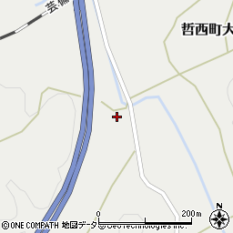 岡山県新見市哲西町大竹653周辺の地図