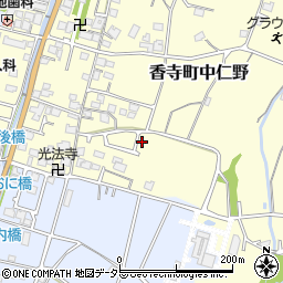 兵庫県姫路市香寺町中仁野91-11周辺の地図