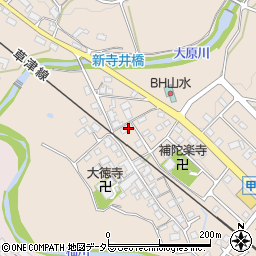 滋賀県甲賀市甲賀町大原市場507周辺の地図