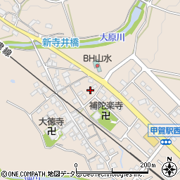 滋賀県甲賀市甲賀町大原市場875周辺の地図