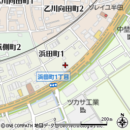 ヤマト運輸半田乙川営業所周辺の地図