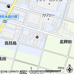 太田加工岡崎工場周辺の地図