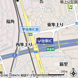 京都府宇治市莵道西隼上り10周辺の地図