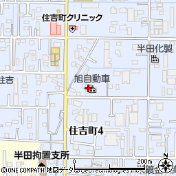愛知県半田市住吉町周辺の地図