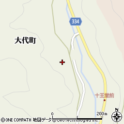 愛知県岡崎市大代町本蔵周辺の地図