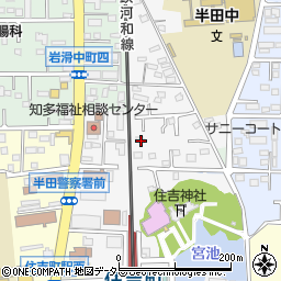 愛知県半田市宮路町290-5周辺の地図