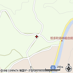 岡山県新見市哲多町老栄1158周辺の地図