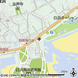野島崎東駐車場公衆トイレ周辺の地図