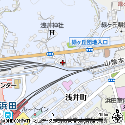浅井公民館周辺の地図