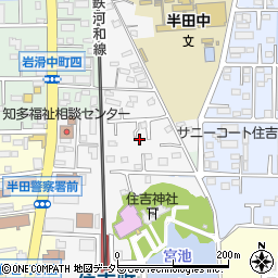 愛知県半田市宮路町285-6周辺の地図