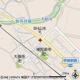 滋賀県甲賀市甲賀町大原市場877周辺の地図