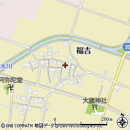 兵庫県加東市福吉226周辺の地図