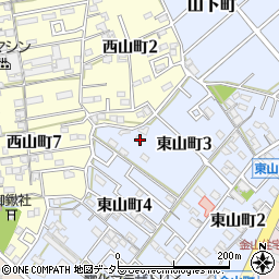 愛知県碧南市東山町3丁目57周辺の地図