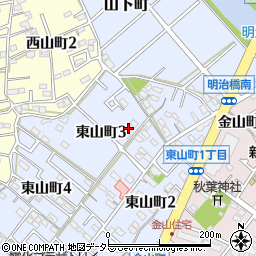 愛知県碧南市東山町3丁目24周辺の地図