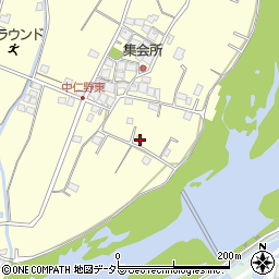 兵庫県姫路市香寺町中仁野589-3周辺の地図