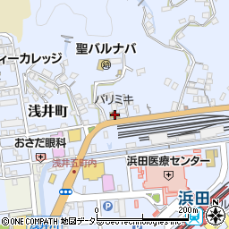 パリミキ　浜田店周辺の地図