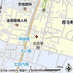 兵庫県姫路市香寺町中仁野112-12周辺の地図