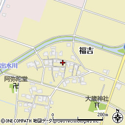 兵庫県加東市福吉220周辺の地図