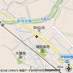 滋賀県甲賀市甲賀町大原市場510周辺の地図