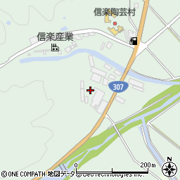 滋賀県甲賀市信楽町牧1720周辺の地図