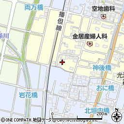 兵庫県姫路市香寺町中仁野184-16周辺の地図