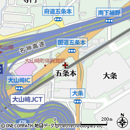 ファミリーマート大山崎インター店周辺の地図